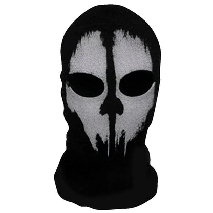 Halloween new mask Black Mask Balaclava Beanies Hats Men Ghost Skull Full Face Warmly Mask Hood Beanie Ggorros Hombre Casquette