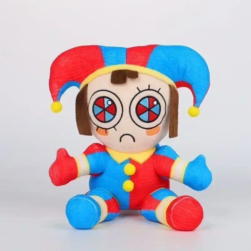 /New Styles The Amazing Digital Circus Pomni Jax Plush Toy Anime Cute Theater Rabbit Doll Cartoon Clown Christmas Kids Gifts