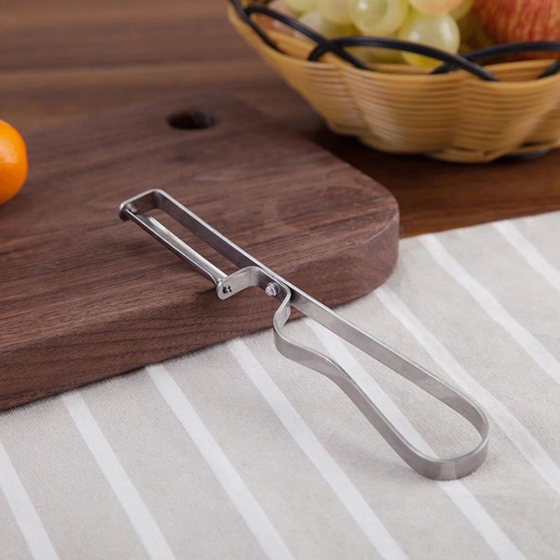 Stainless Steel Vegetable Fruit Peeler Multi-function Potato Carrot Peeling Knife Kitchen Gadgets Thickened Handle Easy To Clean