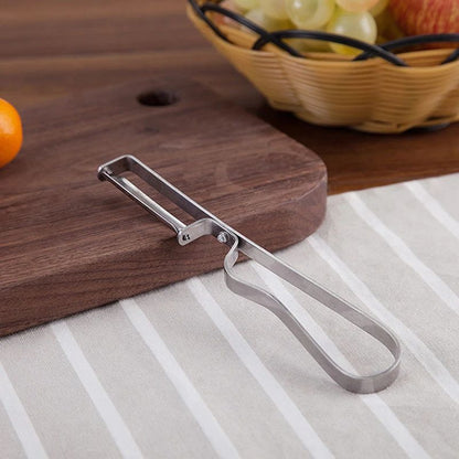 Stainless Steel Vegetable Fruit Peeler Multi-function Potato Carrot Peeling Knife Kitchen Gadgets Thickened Handle Easy To Clean