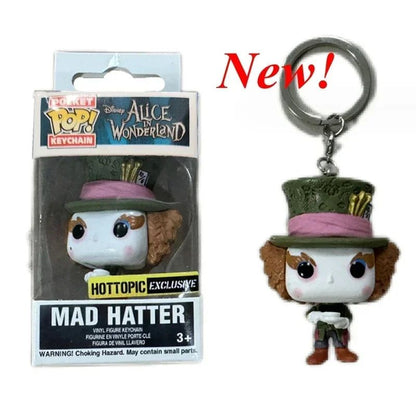 Chaveiro de Bolso FUNKO Disney Chapeleiro Louco Hocus WINIFRED SANDERSON Sarah Mary Bonecos de Ação Modelo Brinquedos