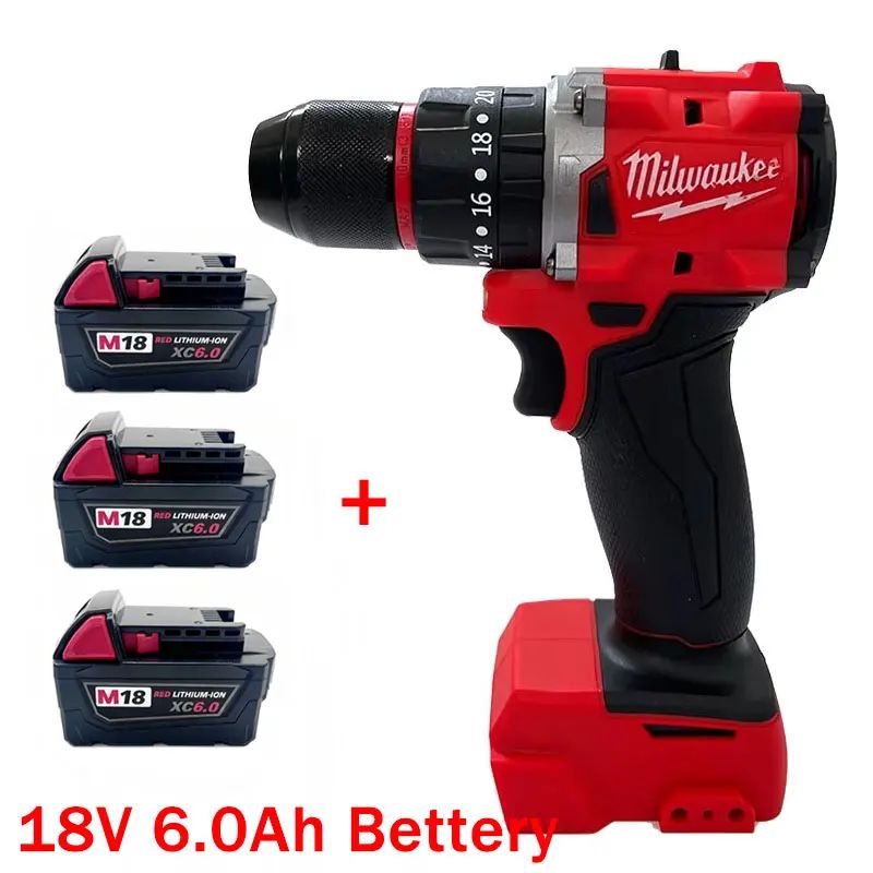 Milwaukee Small Electric Drill 150N.m brushless Cordless Impact Drill of Decoration Team UsesTorque For 18V Battery Power Tool