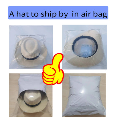 Large Size 56-58 59-60cm New Natural Panama Straw Hat Summer Men Women Wide Brim Beach UV Protection Fedora Sun Hat Wholesale