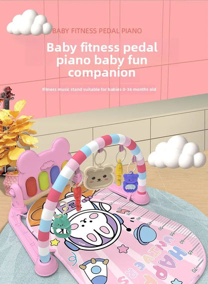 Ginásio de Atividades Musical para Bebês, Tapete de Piano para Engatinhar, Brinquedos, Cobertor de Atividades para Recém-Nascidos, Almofada de Jogo com Pedais, Educação Infantil, Presentes de 0 a 36 Meses