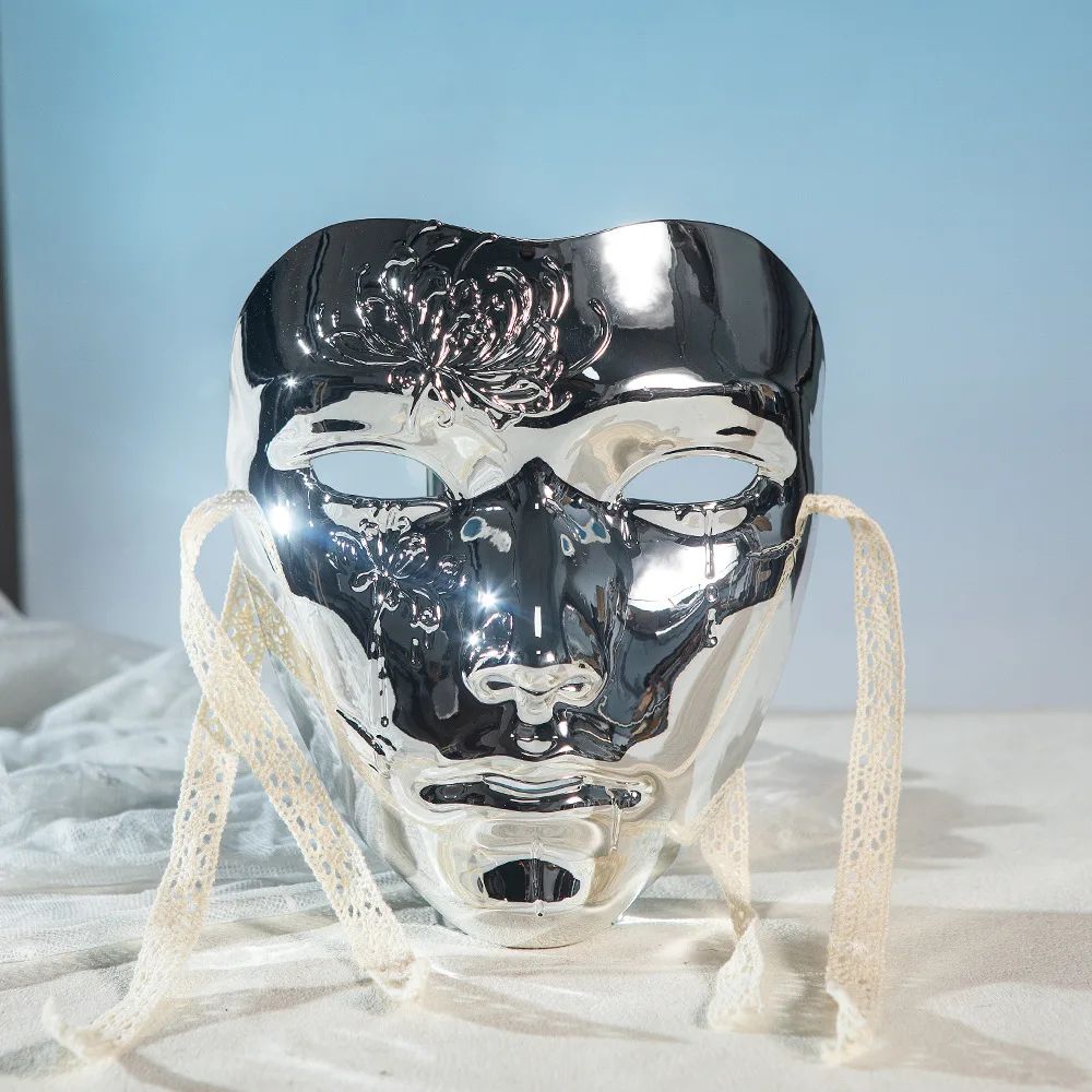 Mask Retro Hand Drawing Fashion Men and Women SameStyle Ancient Style Adult Style Hanfu Props Ball Party Secret Room Accessories
