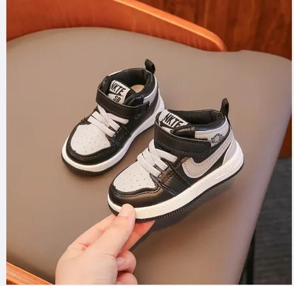 2025 New Children's Mid-Top Sneakers kids Sneakers Boys Girls Casual soft-soled shoes are stylish and comfortable