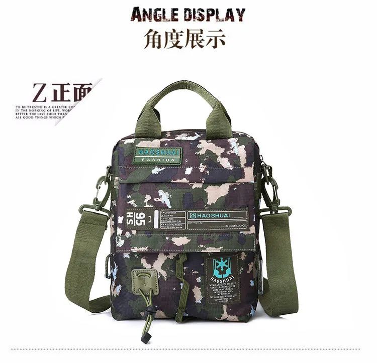 2024 New Shoulder Messenger Bag Casual Men's Bag Portable Briefcase Nylon Waterproof Outdoor Bag Man Messenger Trend Handbags