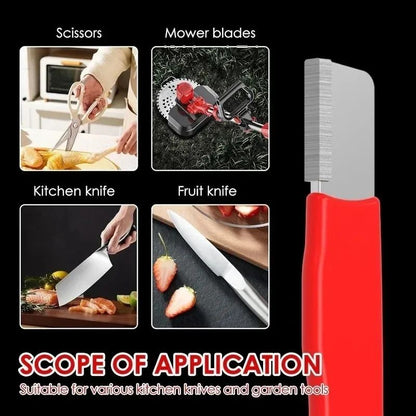 10/1PCS Portable Quick Sharpener Handheld Knife Grinding Stone Steel Sharpener for Axe Scissors Pocket Kitchen Garden Tools