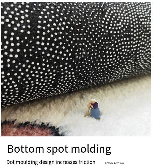 VIKAMA Creative Bow Rug Living Room Bedroom Kitchen Bathroom Absorbent Machine Washable Doormat Carpet Home Decor Mat Rug