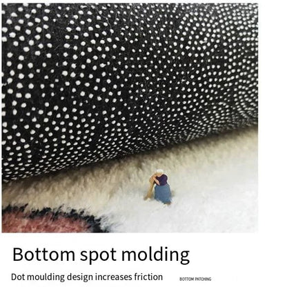 VIKAMA Creative Bow Rug Living Room Bedroom Kitchen Bathroom Absorbent Machine Washable Doormat Carpet Home Decor Mat Rug