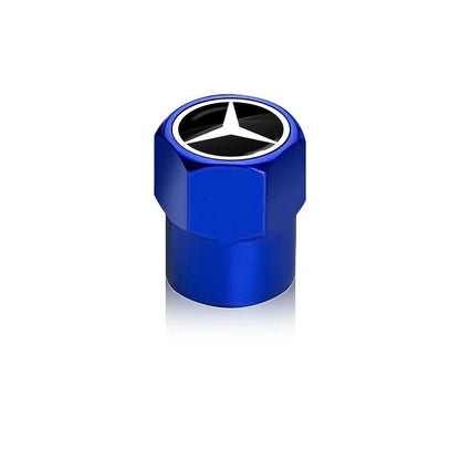 Car Wheel Tire Air Valve Caps with Keychain For Mercedes Benz A180 A200 W205 E63 AMG 2014 2015 W166 W246 W242 W176 W212