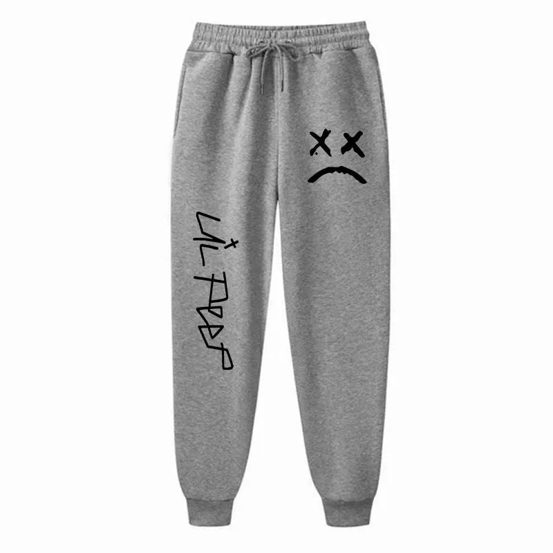 Calça de corrida estilo novo Lil Peep Cry Baby masculina, macia, para musculação, joggers, moletom, calças compridas, treinamento esportivo