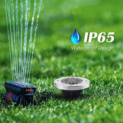 1/4/8Pcs Solar Lights Outdoor 8/20LEDs Disk Underground Lamp Spotlight Buried Solar Light for Home Garden Lawn Yard Decoration