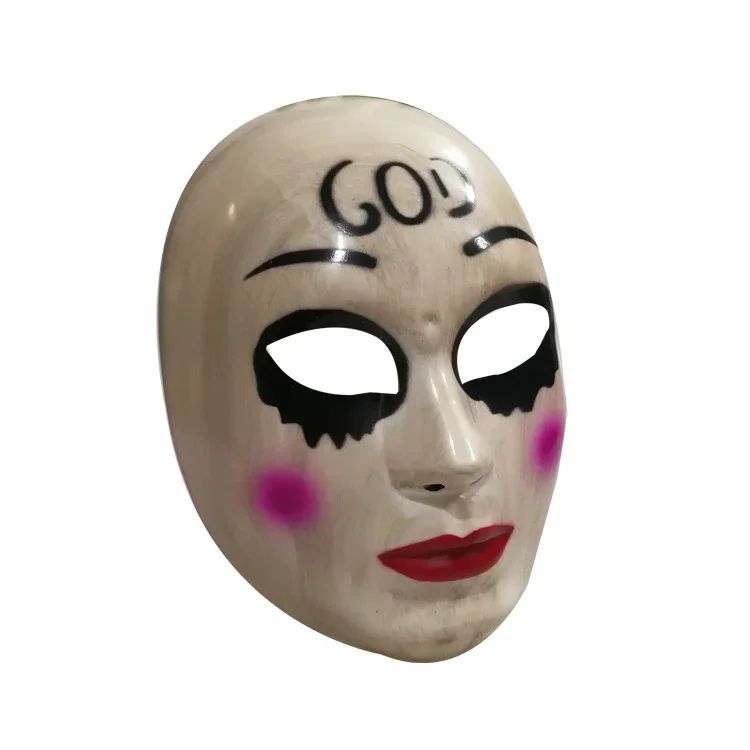 Human Removal Plan Mask Evil Smiley Bleeding Mask Men and Women Kiss Me Mask Halloween Mask Human Removal Plan Cosplay Mask