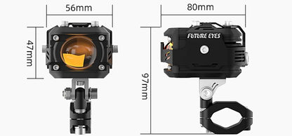 Future Eyes F150 Wireless Led Electric Super Bright Vehicle Auxiliary High Power for 1200GS F800 Switch Motorcycle Fog Lights