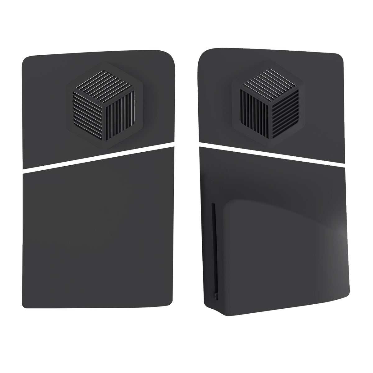 Faceplate for PS5 Slim Disc Edition Console Accessories Cover Face Plates Cooling Vents Custom Side Panel Skin Shell Replacement