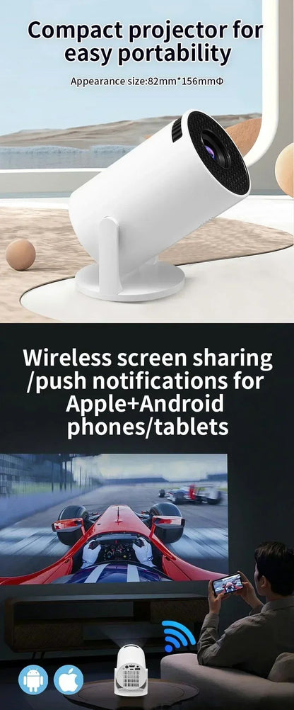 Novo Projetor 4K Android 11 HY300 Wifi6 290ANSI Allwinner H713 BT5.0 1080P 1280*720P Cinema Projetores Portáteis para Exterior?