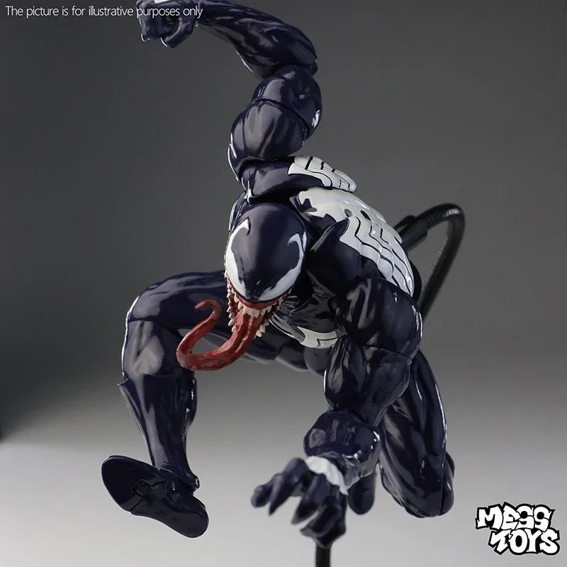100% Original HOT Mess Toys Venom Lethal Protector Eddie Brock Black Spider-Man Action Figure Collectible Model Statue Toy Gift
