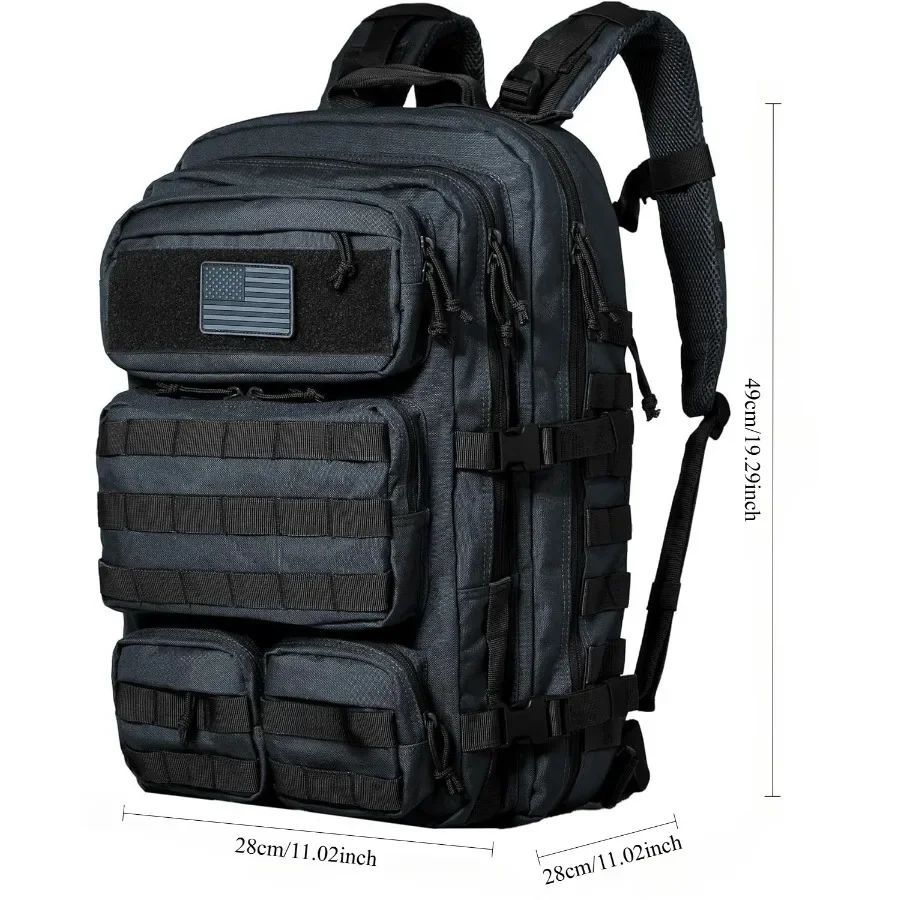 50L/30L Backpack  Military Assault Pack For Men, 3 Day Bug Out Bag Molle DaypackFor Camping Outdoor Sport Rucksack Backpacks