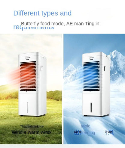 Ventilador de Ar Condicionado Portátil AUX Inovador 220V, Ventilador de Ar Frio de Uso Duplo com Funções de Aquecimento e Resfriamento A