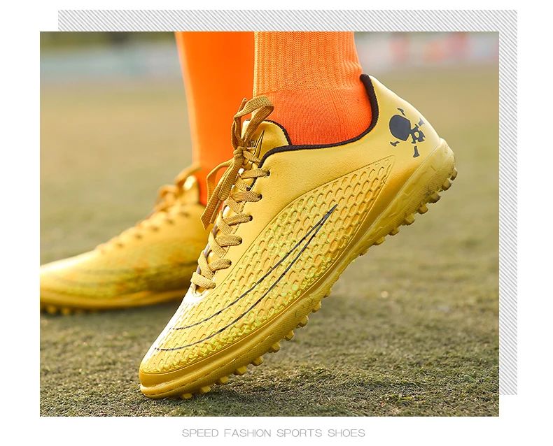 Men Society Soccer Shoes Cleats TF/FG Indoor Non Slip Original Professional Fast Football Shoes Grass Training Football Boots