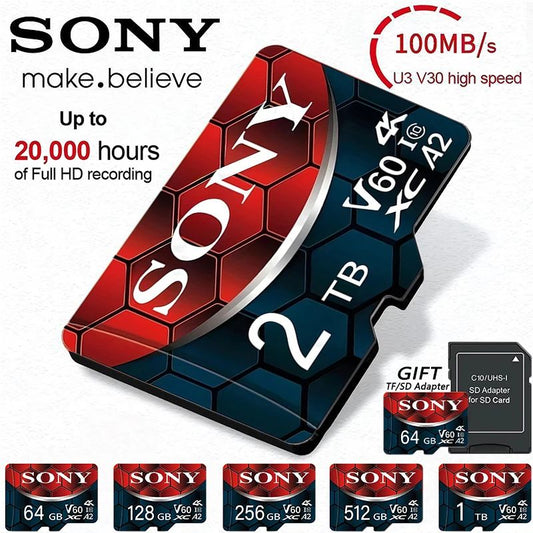 SO/NY 2TB 1TB Micro SD Card Memory Card Hight Speed MIni MicroSD Cards 512GB 256GB 128GB SD TF Flash Cards For XIaomi Camera PC