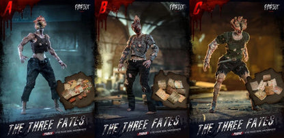 Em Estoque Patriota The Last of Us Clicker Três Destino Zumbi 1/12 Manto de Pano Boneco de Ação Brinquedo de Presente Série Coleção