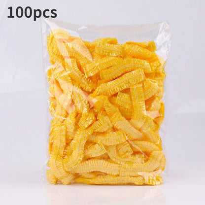 Toucas de Banho Descartáveis Acessórios para Sauna Transparentes e à Prova d'Água Toucas Descartáveis para Cabelo Produtos de Banheiro para Casa