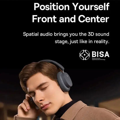 Fone de Ouvido Sem Fio Baseus Bowie D05 Bluetooth 5.3 Fone de Ouvido Nível HIFI Driver de 40mm Dobrável Over Ear 70 Horas de Duração