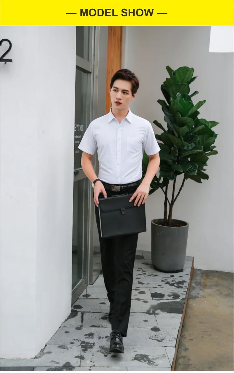 Short-sleeved Solid Color Shirt High-end Business Daily Tops Company Uniforms Can Be Customized With Printed Embroidery 2021 New