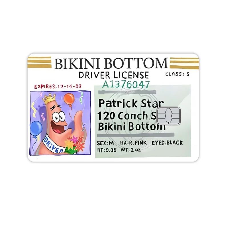 Bob Esponja Crachá Adesivo DIY Decore Exquisito Cartão de Banco Casal Estudante Material Escolar Decalques Patch Documentos Presente de Aniversário
