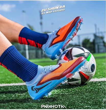 Men Football Shoes Fast Non-Slip Outdoor Football Field Boots Professional Grass Training Soccer Shoes Society Cleats Sneaker