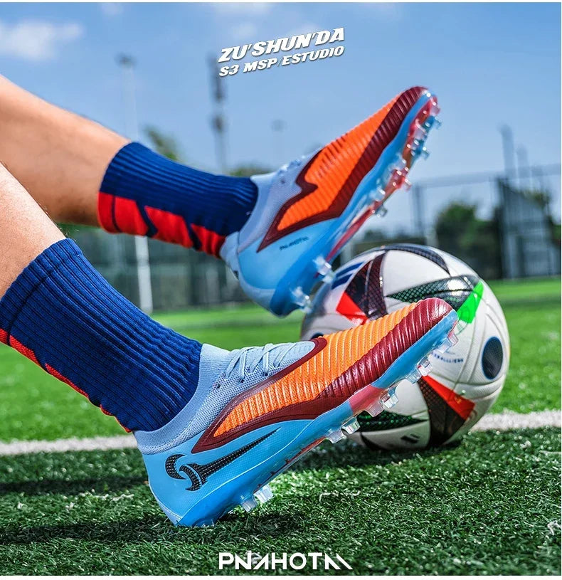 Men Football Shoes Fast Non-Slip Outdoor Football Field Boots Professional Grass Training Soccer Shoes Society Cleats Sneaker