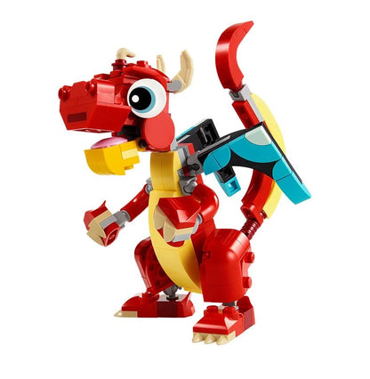 LEGO Creator série criativa 31145 pequeno dragão vermelho meninos e meninas blocos de montar educacionais brinquedos