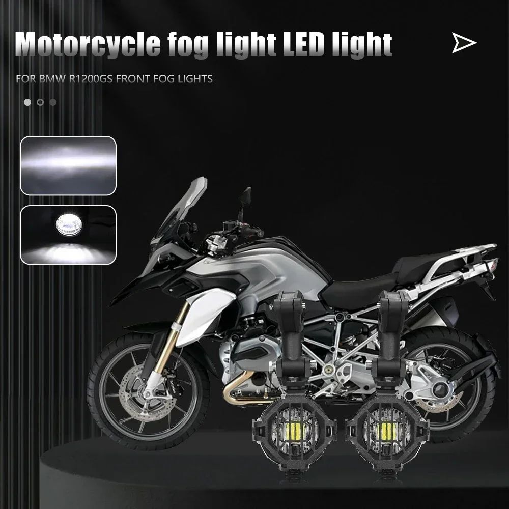 Conjunto auxiliar de farol de neblina de LED para motocicleta R1200GS 40W é adequado para BMW R1200GS F750GS F850GS F 1250 GS 850 GS 750 GS GS LC A