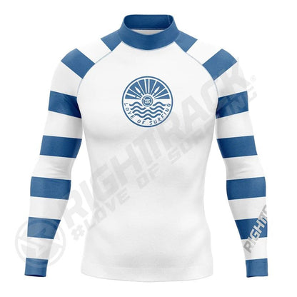 New Men's Surfing Shirt Lycra Rashguard Surf Sportswear Beach Sunscreen UV Protection Swimwear UPF50  RIGHTTRACK Clothes