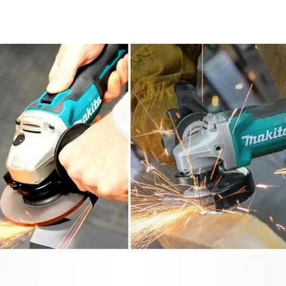 Esmerilhadeira Angular Elétrica Makita 18V 125mm DGA404 Sem Escova De Alta Potência Recarregável Íon de Lítio para Corte e Polimento