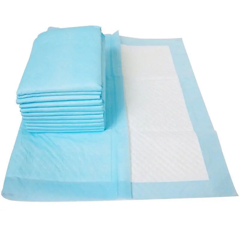 100/50/40/20 PEÇAS Fraldas Absorventes para Cães Tapetes Higiênicos Descartáveis para Filhotes Super Absorventes com Superfície de Secagem Rápida para Suprimentos de Cães