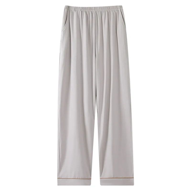 Men's Modal Sleepwear Loose Fit Casual Thin Home Pants Spring Autumn Summer Comfortable Lightweight Men's Drawstring Sweatpants