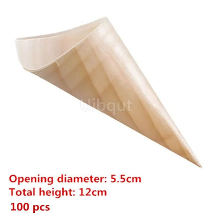 50 100pcs Sushi shushi Wood Boat Natural bamboo Disposable Kayak Salad Dessert Pine cake Boat Snack Bowl mat sushi plate tray