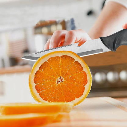 Faca Afiada para Peixe Cabo Oco de Plástico Faca de Filé de Peixe Faca de Desossar Aço Inoxidável Cutelo de Carne Descascador de Frutas de Cozinha