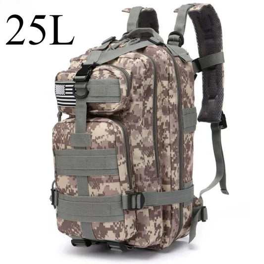25L/50L Tactical Backpack Molle Bag Outdoor Bags Backpack for Hiking Camping Trekking Hunting Fishing GYM Bags Backpacks