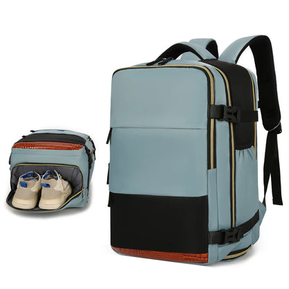 Mochila de Viagem Grande Capacidade Multifuncional para Laptop Escolar Esportes ao Ar Livre Diária com Compartimento para Sapatos