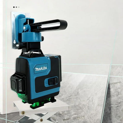 2025 Nível a Laser Makita de Alta Precisão 16 Linhas Luz Verde Nível a Laser de Auto Nivelamento Portátil de Montagem em Parede de Alta Precisão?