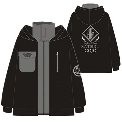 Anime Jujutsu Gojo Satoru Itadori Yuji Cosplay Kostuum Volwassen Unisex Pullover Jas Casual Capuchon Broek