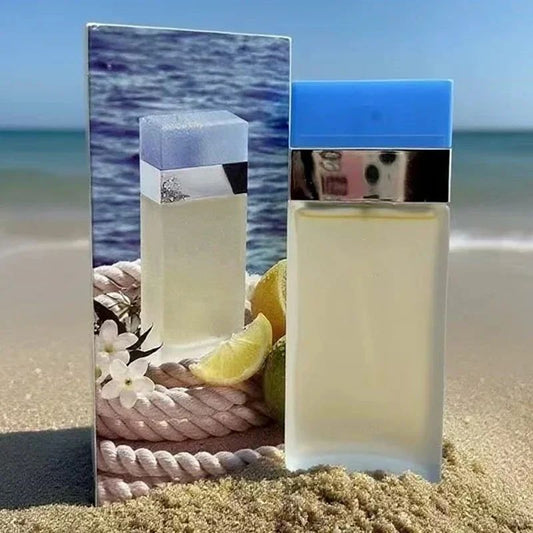 Light Blue Eau De Toilette- Unisex Fresh Floral Citrus Perfume  Fragrance Light Blue Women’s EDT 3.4oz / 100ml