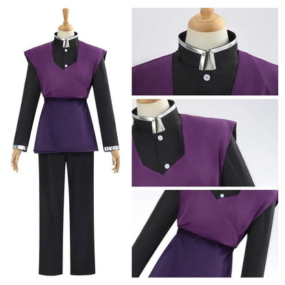 Shinazugawa Genya Cosplay Anime Costume Wig Carnival Halloween Comic Animation Party Clothing