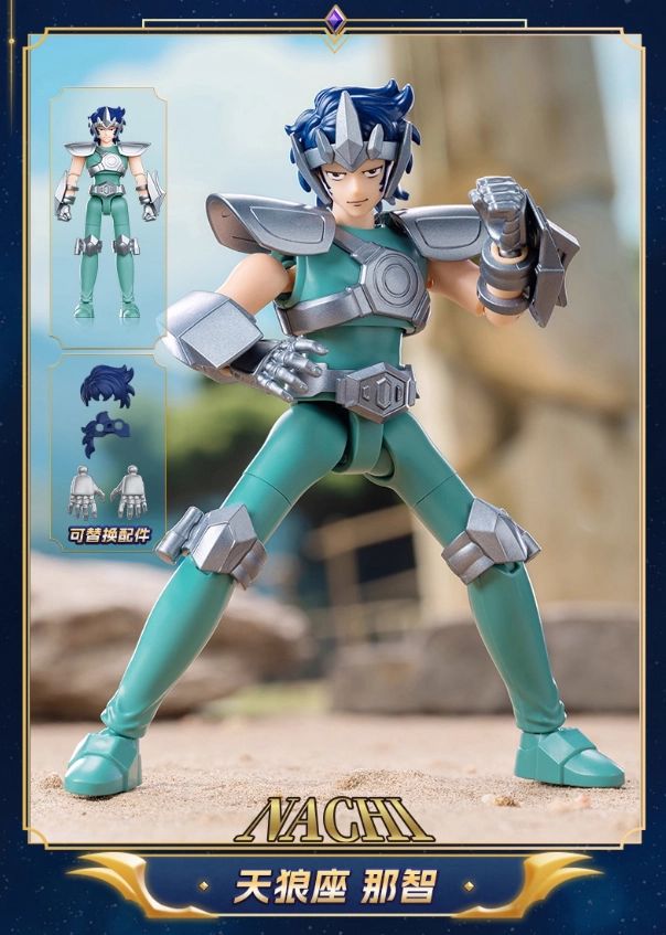Blokees Saint Seiya Galaxy Versão 2 Bonecos de Ação Camus Hyoga Dohko Milo Shiryu Pegasus Nachi Anime Brinquedos Presentes Infantis