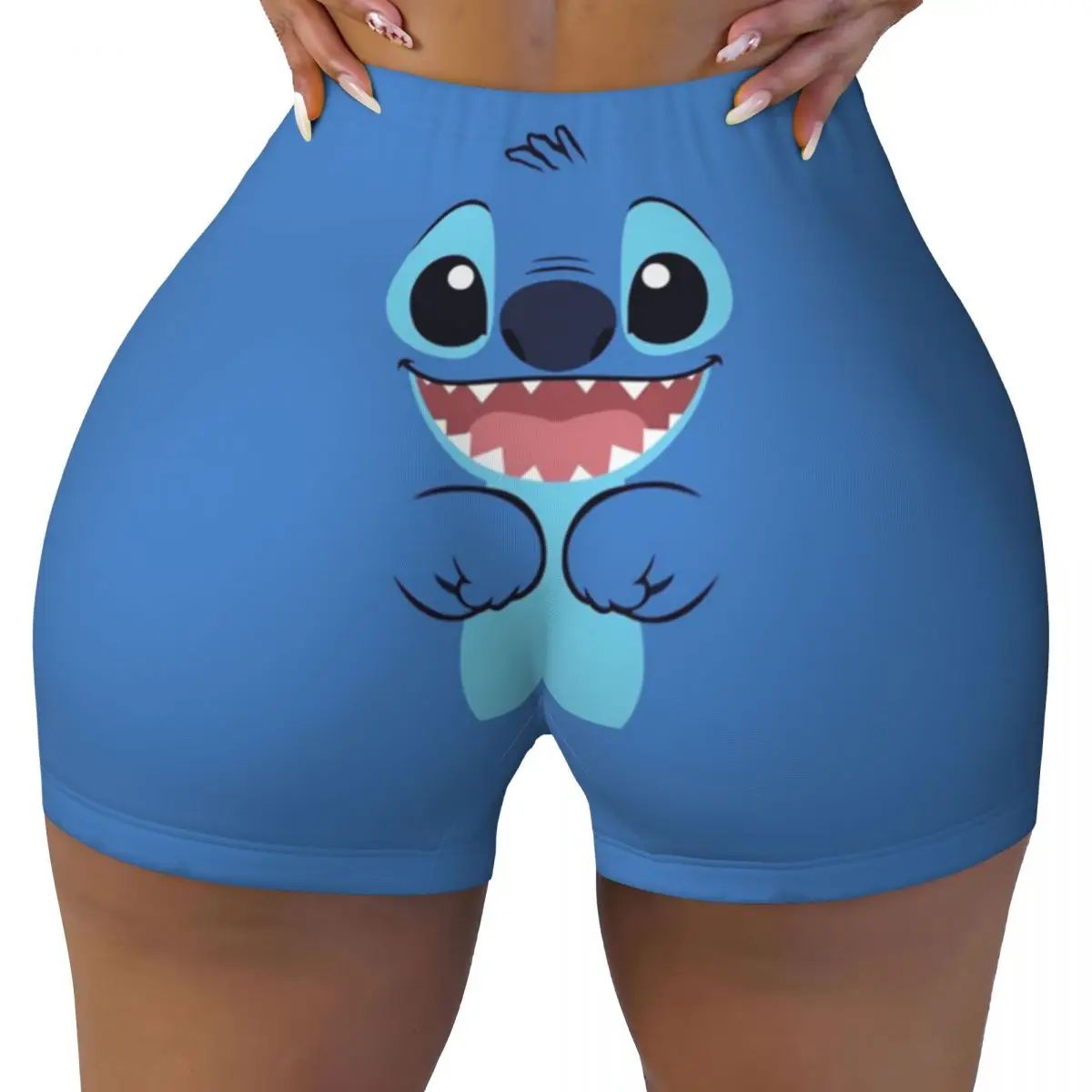 Custom Stitch Cute Movie Running Volleyball Gym Shorts for Women Athletic Workout Yoga Shorts