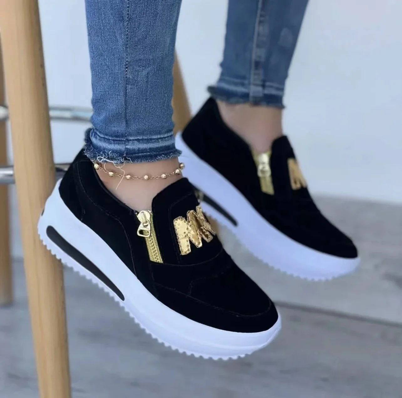 Women Platform Shoes Casual Slip on Shoes Fashion Loafers Ladies Sneakers Tennis Chaussure Femme Sneaker Woman
